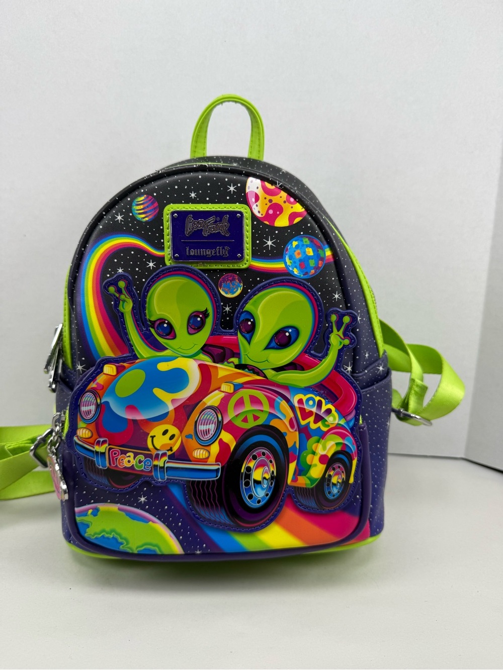 Loungefly Lisa Frank Alien ZOOMER & ZORBITT™
GLOW MINI BACKPACK - Picture 6 of 16